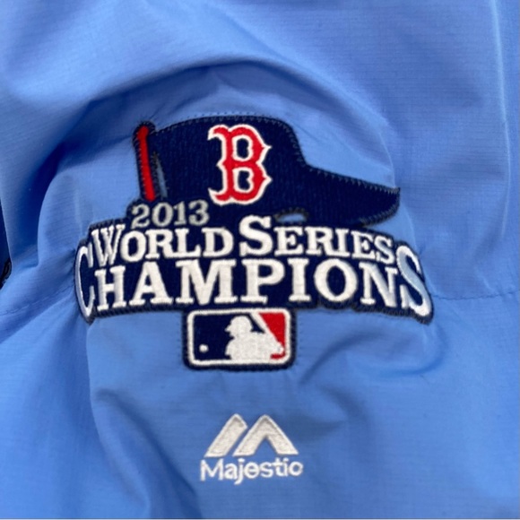 MLB World Series Champions Jacket Red Sox Men’s Size - Picture 14 of 14